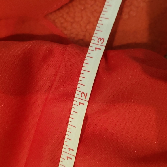 Vintage Red Mock Halter Dress, Sz S - Picture 11 of 16